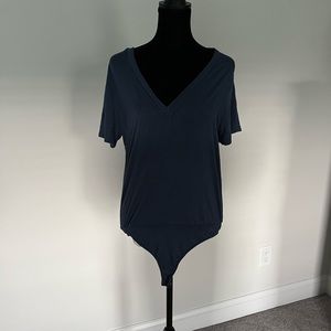 Navy Blue Bodysuit T-Shirt